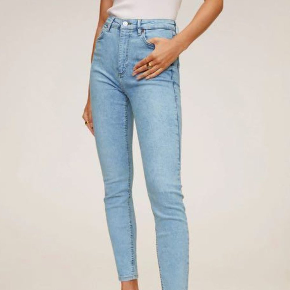 Mango Denim NOA Skinny Jeans Sz 4 - Picture 1 of 7